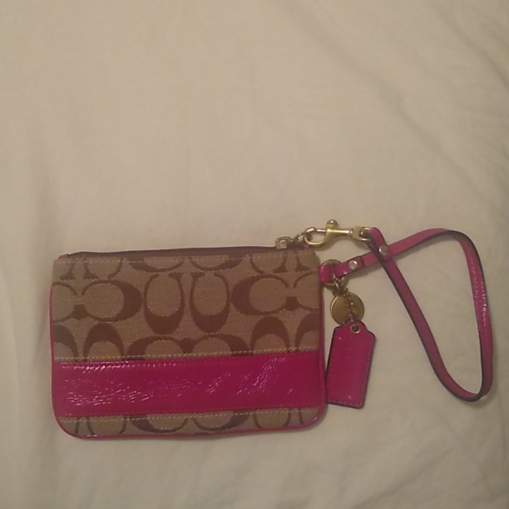 COACH wristlet